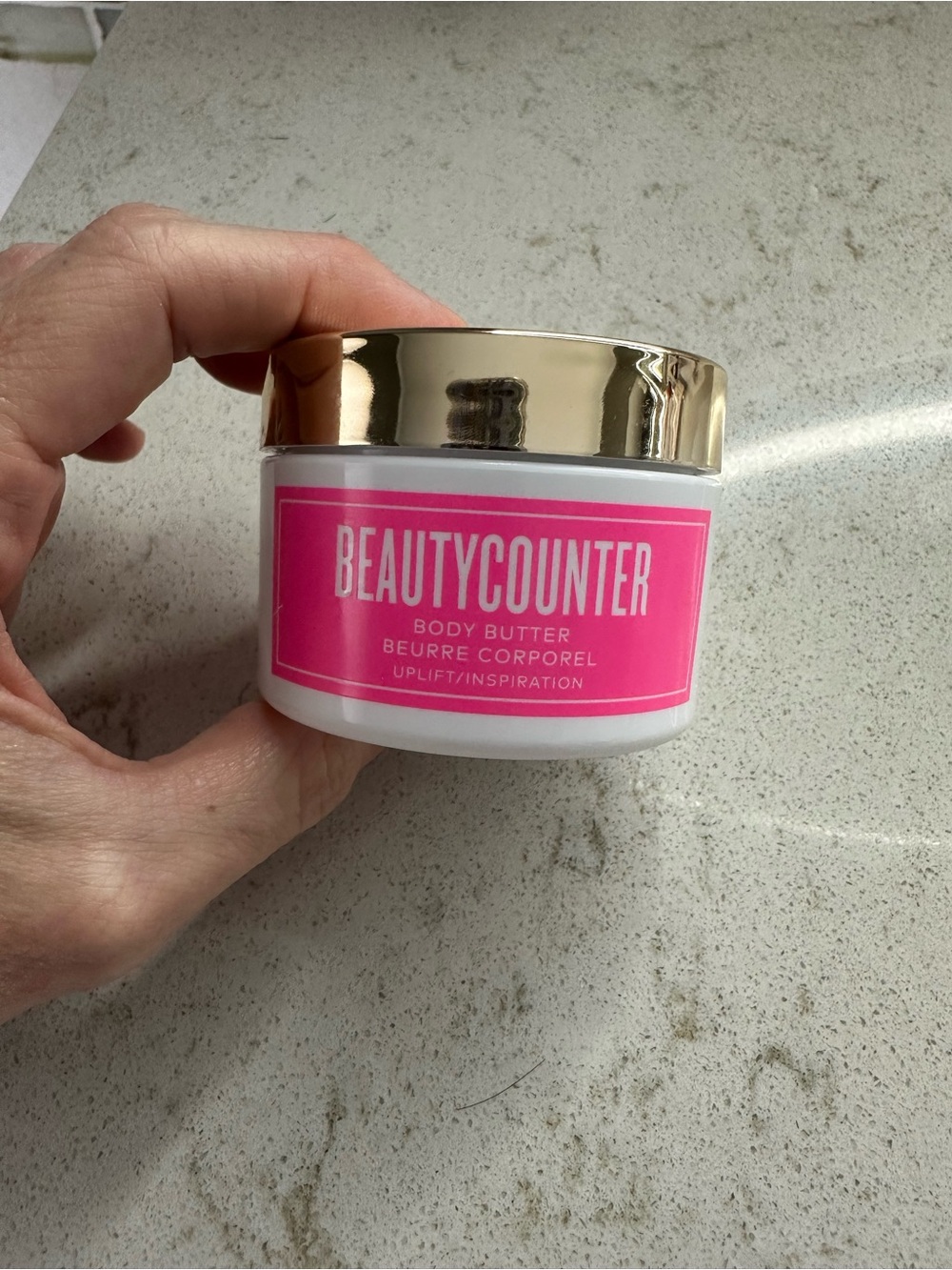 beautycounter Pink and Gold Body Butter – Hydrating Moisturizer